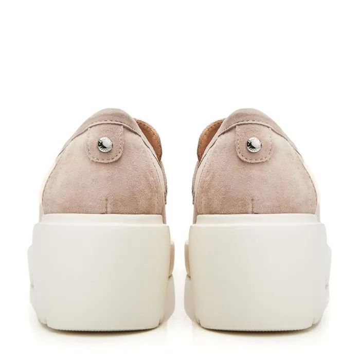 Mid Heel Shoes Women Moda In Pelle Feyre Stone Suede
