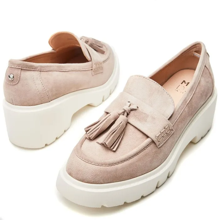 Mid Heel Shoes Women Moda In Pelle Feyre Stone Suede