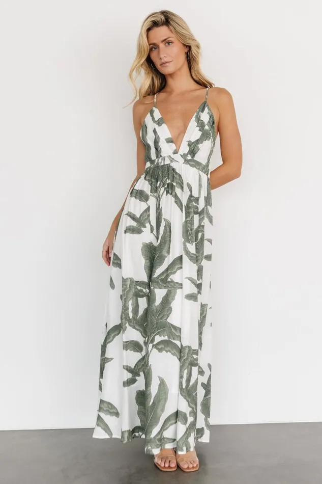 Miramar Maxi Dress Green Print Women Baltic Born Maxi Dresses Miramar Maxi Dress Green Print Women Baltic Born Maxi Dresses
