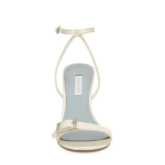 Moras Dress Sandals Ivory Women Nine West Heeled Moras Dress Sandals Ivory Women Nine West Heeled