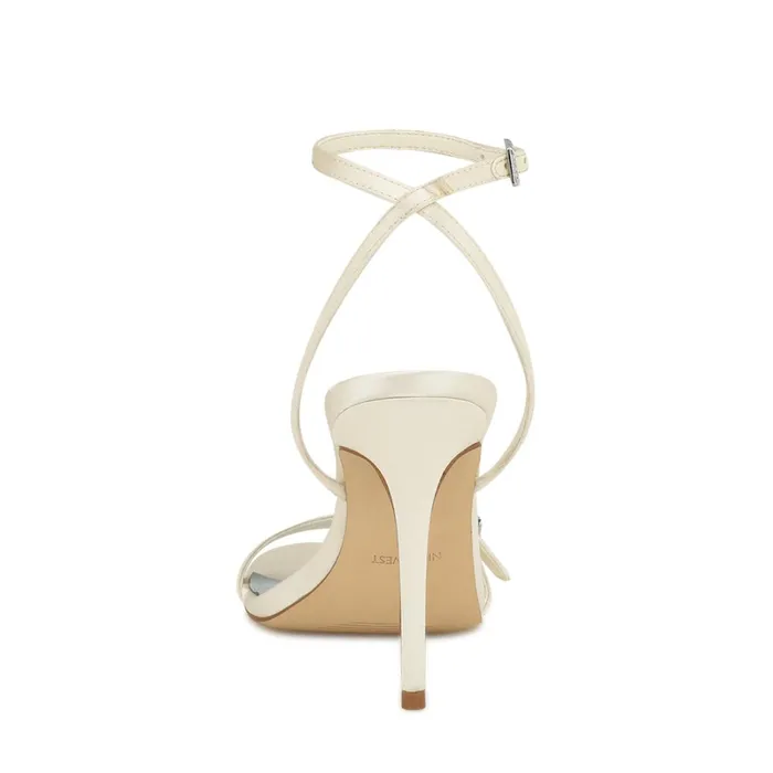 Moras Dress Sandals Ivory Women Nine West Heeled Moras Dress Sandals Ivory Women Nine West Heeled