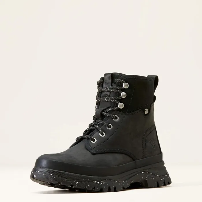 Moresby Waterproof Boot Oily Distressed Black Women Ariat Waterproof Boots