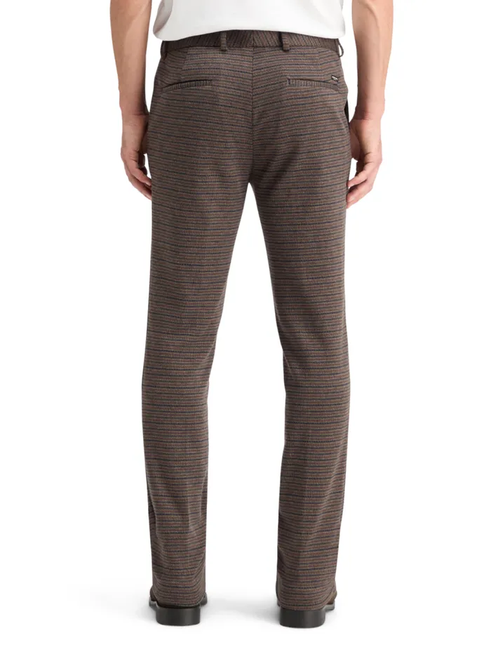 Mott 8211 Knitted Slim Fit Chino Black Melange Men Scotch and Soda Pants