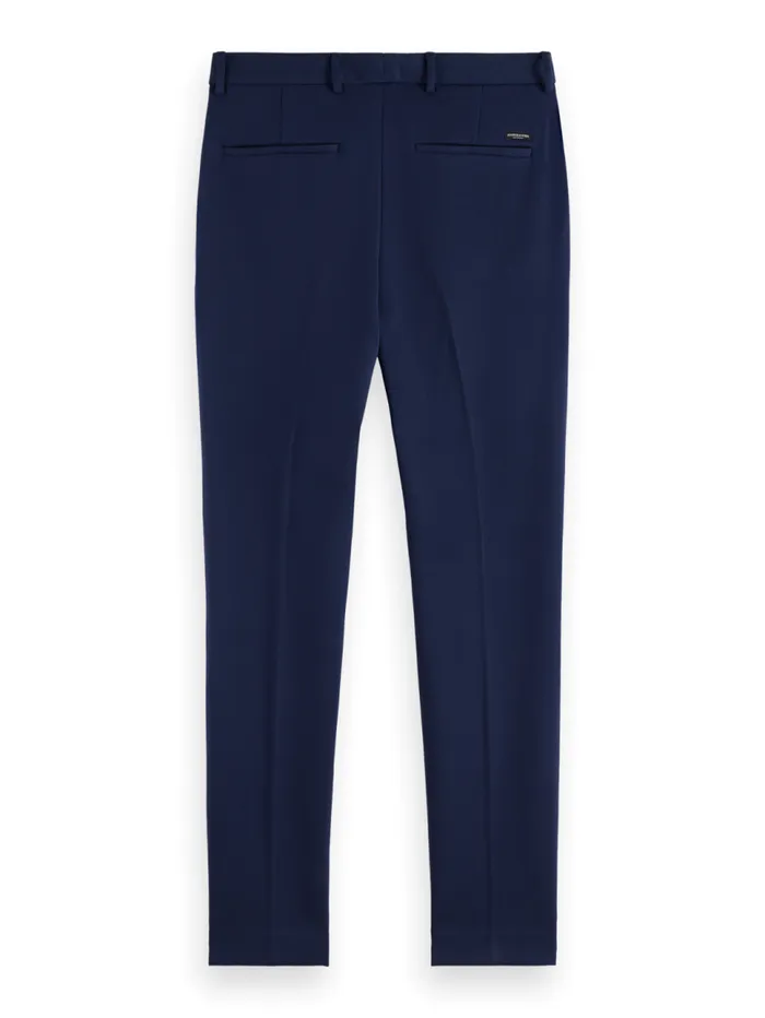 Mott 8211 Knitted Slim Fit Chino Black Melange Men Scotch and Soda Pants