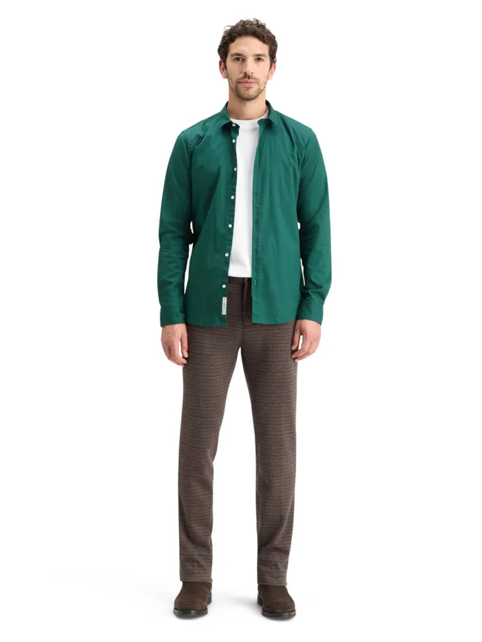 Mott 8211 Knitted Slim Fit Chino Black Melange Men Scotch and Soda Pants