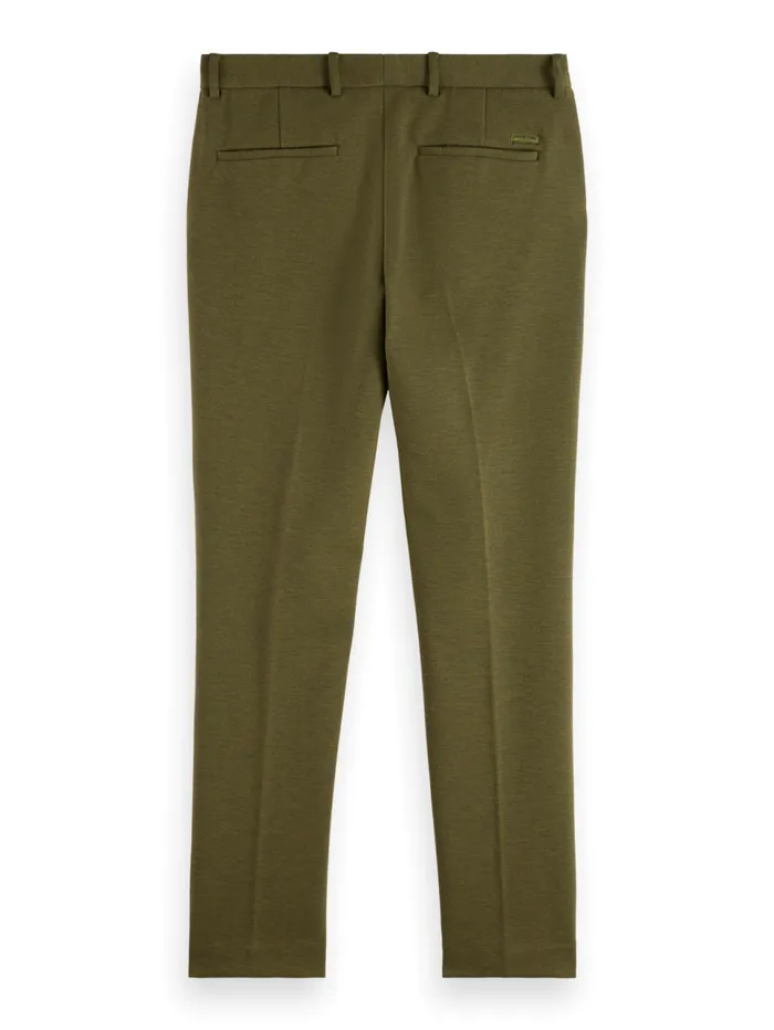 Mott 8211 Knitted Slim Fit Chino Black Melange Men Scotch and Soda Pants