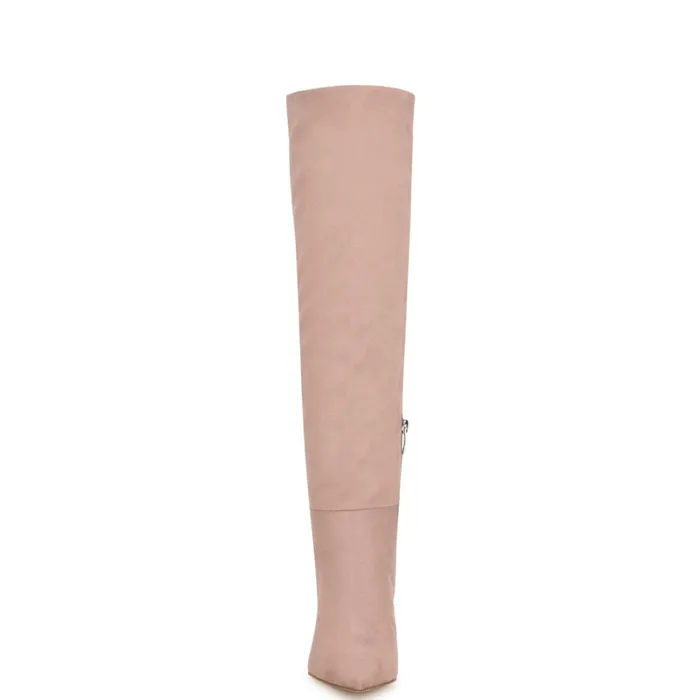 Myfin Dress Boots Light Pink Women Nine West Boots and Booties Myfin Dress Boots Light Pink Women Nine West Boots and Booties