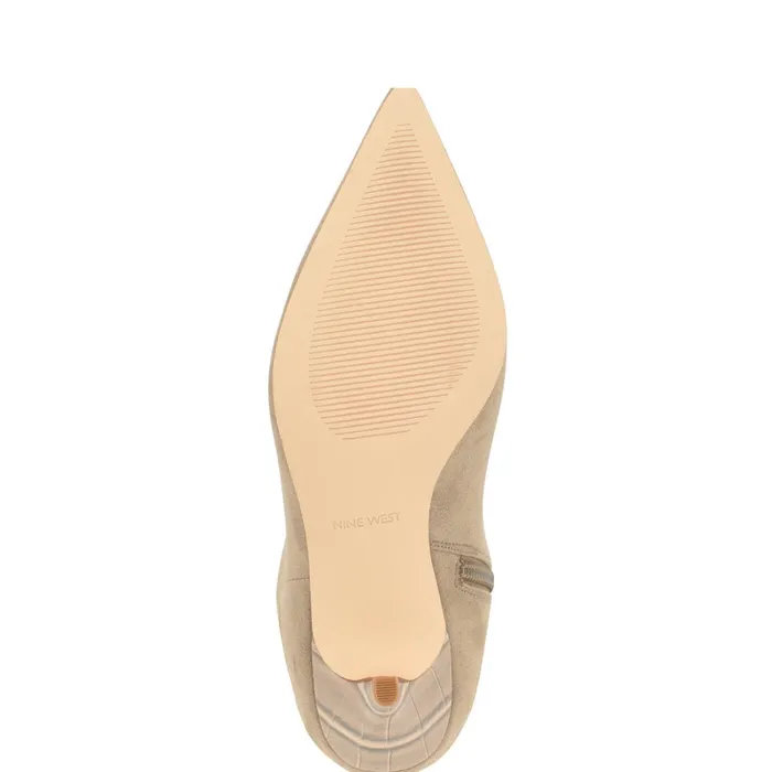 Myfin Dress Boots Natural Women Nine West Boots and Booties