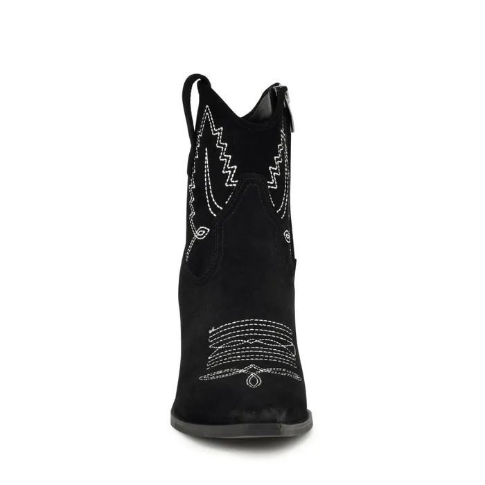 Nallas Western Booties Black Women Nine West Boots and Booties Nallas Western Booties Black Women Nine West Boots and Booties