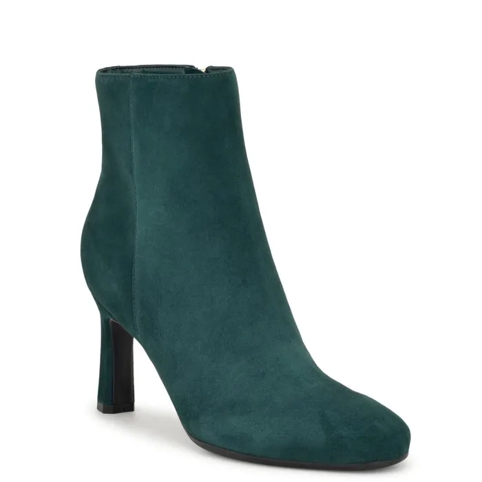 Nance 92159 Dress Booties Dark Green Women Nine West Boots and Booties Nance 92159 Dress Booties Dark Green Women Nine West Boots and Booties