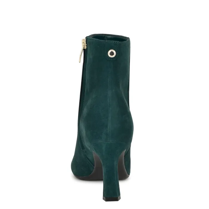 Nance 92159 Dress Booties Dark Green Women Nine West Boots and Booties Nance 92159 Dress Booties Dark Green Women Nine West Boots and Booties