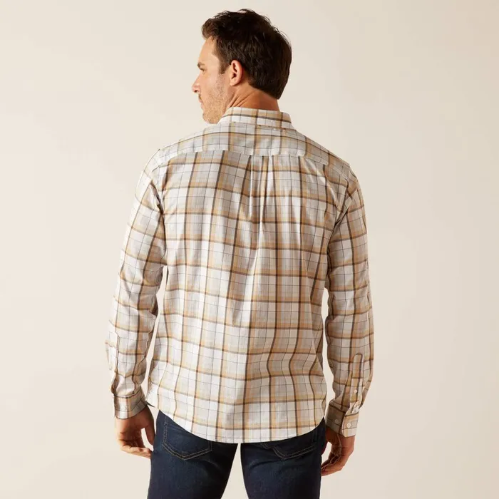 Napa Shirt Tan Check Men Ariat Button Down Shirts Napa Shirt Tan Check Men Ariat Button Down Shirts