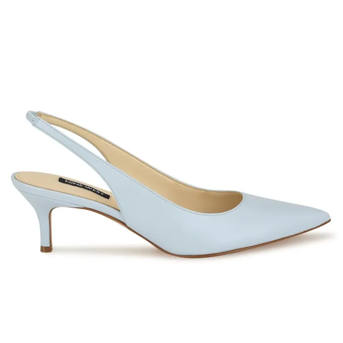Nataly Slingback Pumps Medium Blue Women Nine West Slingbacks