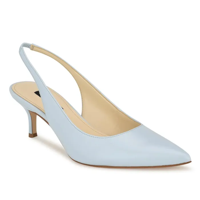 Nataly Slingback Pumps Medium Blue Women Nine West Slingbacks Nataly Slingback Pumps Medium Blue Women Nine West Slingbacks