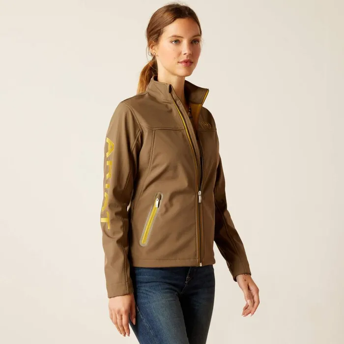 New Team Softshell Jacket Canteen Women Ariat English Riding