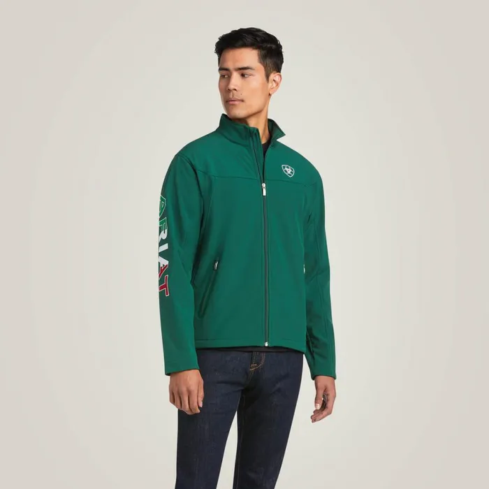 New Team Softshell MEXICO Jacket Verde Men Ariat Jackets and Vests New Team Softshell MEXICO Jacket Verde Men Ariat Jackets and Vests
