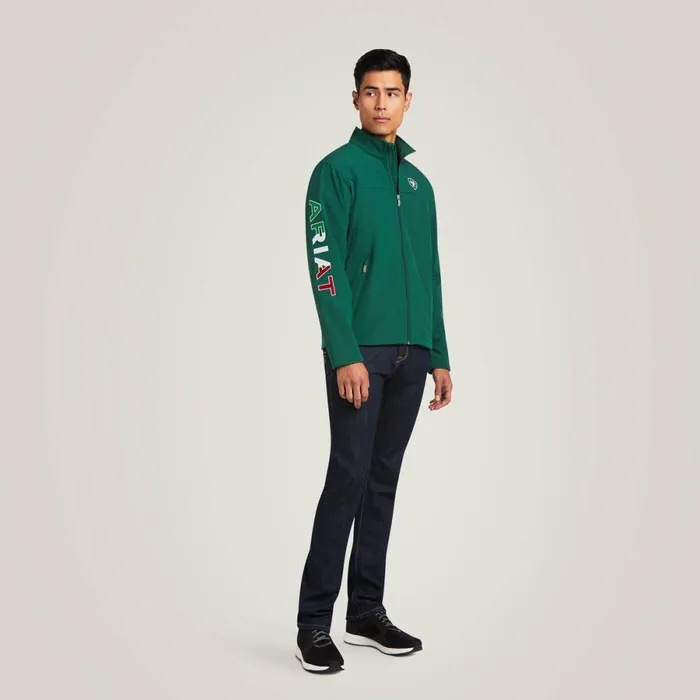 New Team Softshell MEXICO Jacket Verde Men Ariat Jackets and Vests New Team Softshell MEXICO Jacket Verde Men Ariat Jackets and Vests