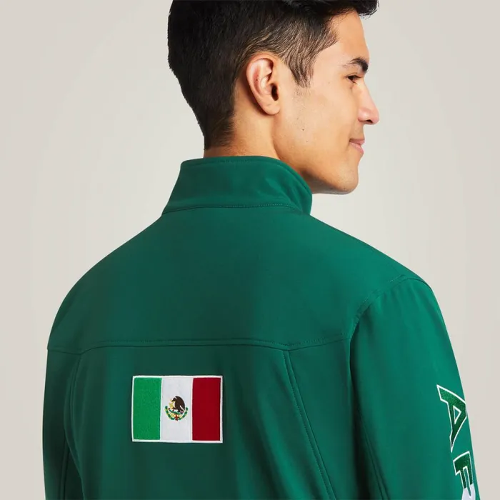 New Team Softshell MEXICO Jacket Verde Men Ariat Jackets and Vests New Team Softshell MEXICO Jacket Verde Men Ariat Jackets and Vests