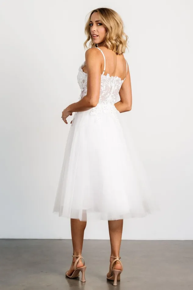 Noelle Shimmer Midi Dress Off White Women Baltic Born Embellished Sequin Noelle Shimmer Midi Dress Off White Women Baltic Born Embellished Sequin
