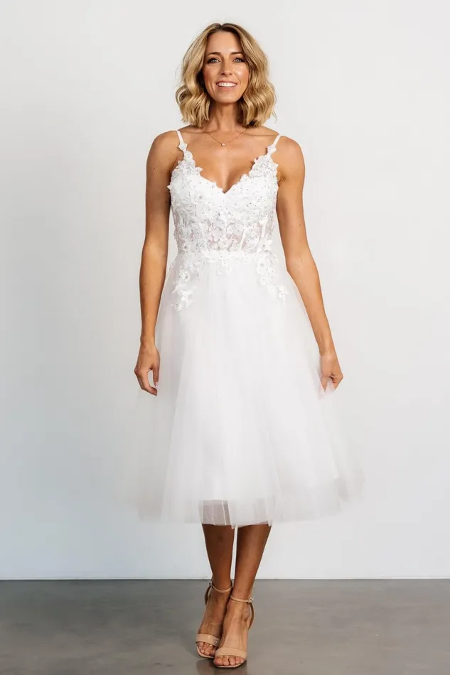 Noelle Shimmer Midi Dress Off White Women Baltic Born Embellished Sequin Noelle Shimmer Midi Dress Off White Women Baltic Born Embellished Sequin