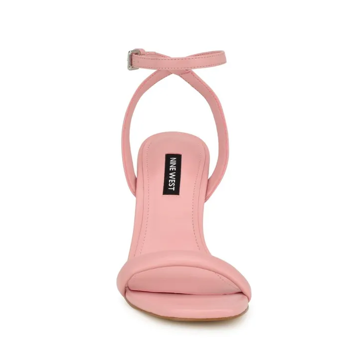Nyra Ankle Strap Sandals Pink Women Nine West Heeled Nyra Ankle Strap Sandals Pink Women Nine West Heeled