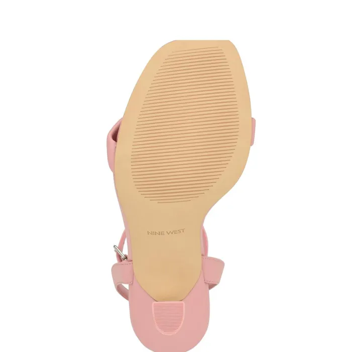 Nyra Ankle Strap Sandals Pink Women Nine West Heeled Nyra Ankle Strap Sandals Pink Women Nine West Heeled