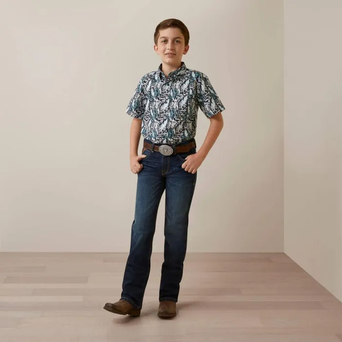 O039shea Classic Fit Shirt White Kids Ariat Button Down Shirts O039shea Classic Fit Shirt White Kids Ariat Button Down Shirts