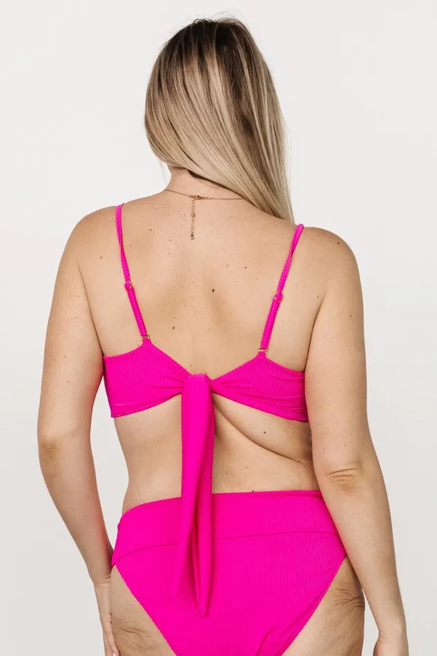 Oakland Ribbed Bikini Bottoms Pink Women Baltic Born Bikini Oakland Ribbed Bikini Bottoms Pink Women Baltic Born Bikini