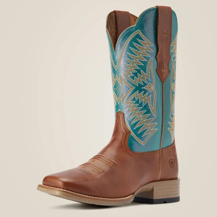 Odessa StretchFit Western Boot Almond Roca Women Ariat Western Boots
