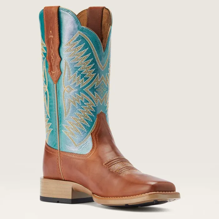 Odessa StretchFit Western Boot Almond Roca Women Ariat Western Boots Odessa StretchFit Western Boot Almond Roca Women Ariat Western Boots