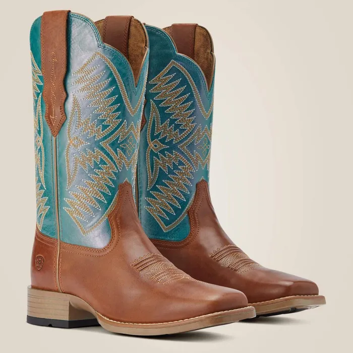 Odessa StretchFit Western Boot Almond Roca Women Ariat Western Boots Odessa StretchFit Western Boot Almond Roca Women Ariat Western Boots
