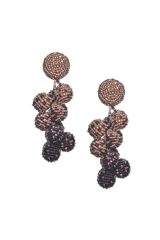 Ombre Coconuts Earrings 8211 Smooth Beads Women Sachin and Babi Earrings Ombre Coconuts Earrings 8211 Smooth Beads Women Sachin and Babi Earrings