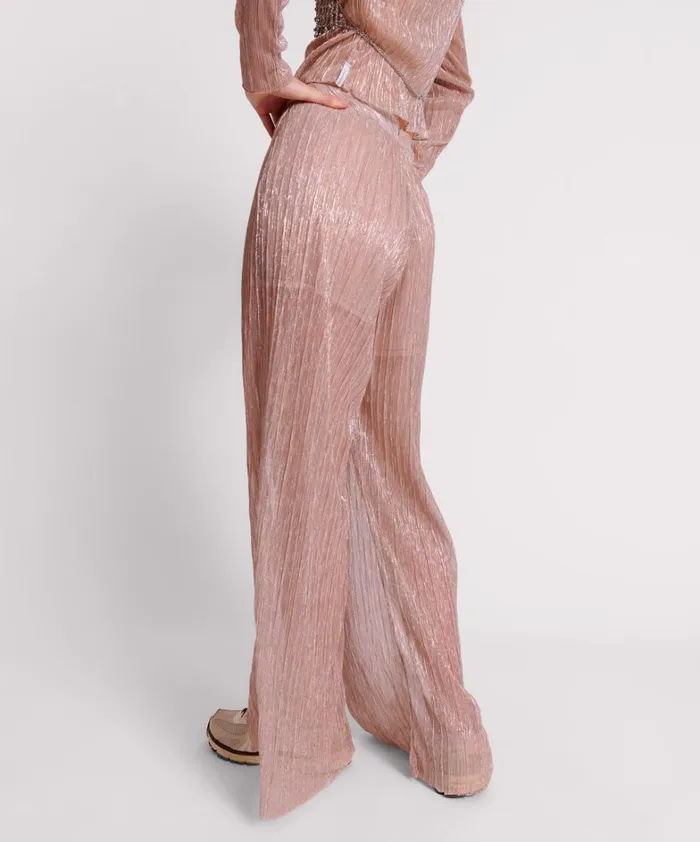 One Teaspoon Bottoms CELESTIAL ROSE PLISSE PALAZZO PANTS 8211 Women One Teaspoon Bottoms CELESTIAL ROSE PLISSE PALAZZO PANTS 8211 Women
