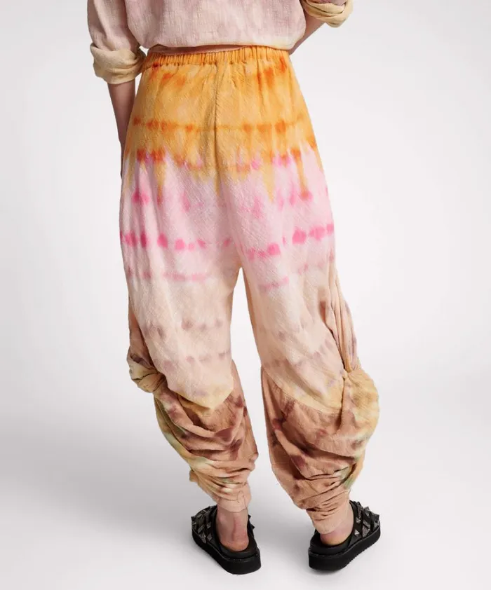 One Teaspoon Bottoms MIRAGE HAND DYED MUSLIN GYPSY PANT 8211 Women One Teaspoon Bottoms MIRAGE HAND DYED MUSLIN GYPSY PANT 8211 Women