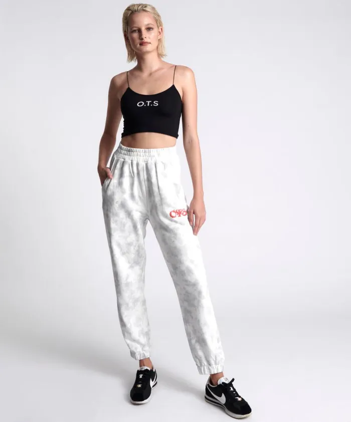 One Teaspoon Bottoms OTS HIGH WAIST KICK PANTS WHITE 8211 Women