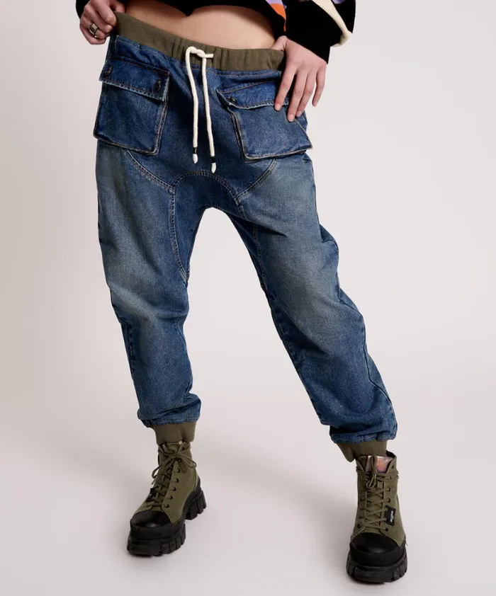 One Teaspoon Bottoms USED BLUE CADET JEANS 8211 Women One Teaspoon Bottoms USED BLUE CADET JEANS 8211 Women