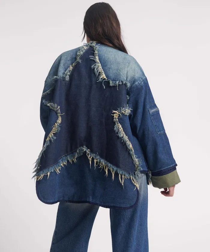 One Teaspoon Denim Jackets MEMPHIS DARK STAR DENIM WADDED JACKET 8211 Women One Teaspoon Denim Jackets MEMPHIS DARK STAR DENIM WADDED JACKET 8211 Women