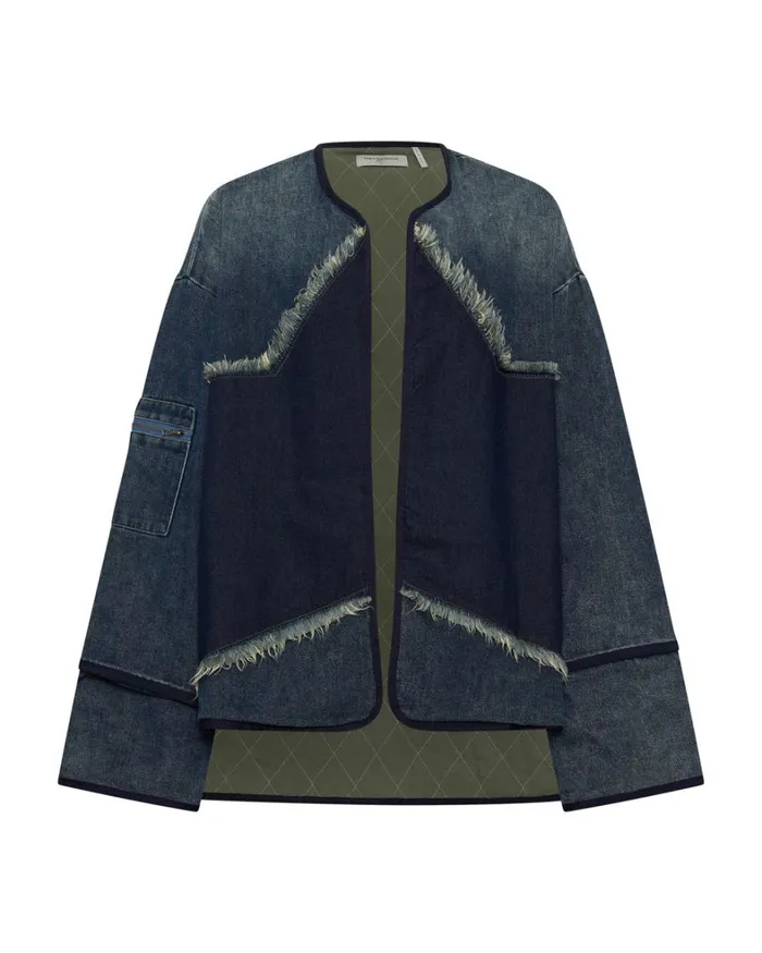One Teaspoon Denim Jackets MEMPHIS DARK STAR DENIM WADDED JACKET 8211 Women One Teaspoon Denim Jackets MEMPHIS DARK STAR DENIM WADDED JACKET 8211 Women