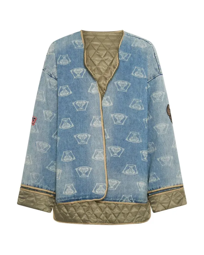 One Teaspoon Denim Jackets STUFFED MEDUSA DENIM JACKET 8211 Women One Teaspoon Denim Jackets STUFFED MEDUSA DENIM JACKET 8211 Women