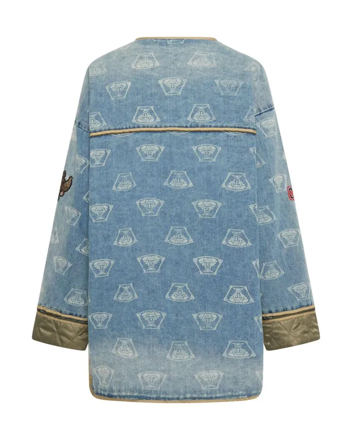 One Teaspoon Denim Jackets STUFFED MEDUSA DENIM JACKET 8211 Women One Teaspoon Denim Jackets STUFFED MEDUSA DENIM JACKET 8211 Women