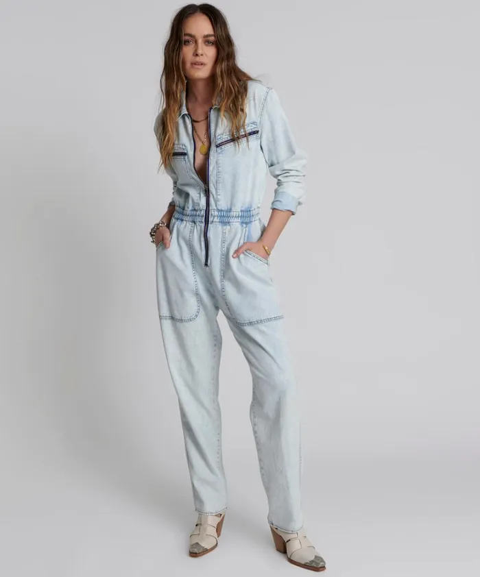 One Teaspoon Denim Jumpsuits FLORENCE OLIVIA DENIM JUMPSUIT 8211 Women