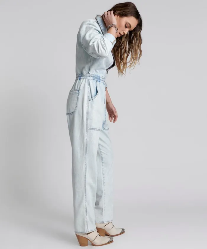 One Teaspoon Denim Jumpsuits FLORENCE OLIVIA DENIM JUMPSUIT 8211 Women One Teaspoon Denim Jumpsuits FLORENCE OLIVIA DENIM JUMPSUIT 8211 Women
