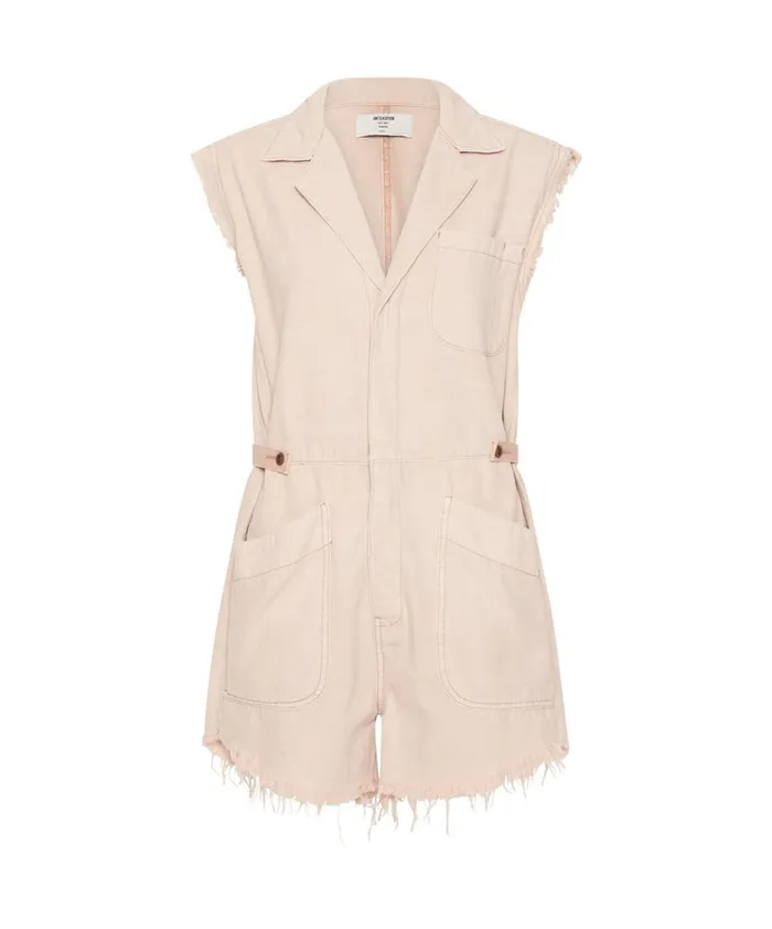 One Teaspoon Denim Jumpsuits PINK TINT PALLISADES OVERALL 8211 Women One Teaspoon Denim Jumpsuits PINK TINT PALLISADES OVERALL 8211 Women