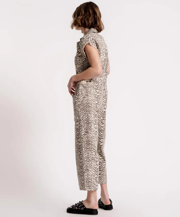 One Teaspoon Denim Jumpsuits ZEBRA SAFARI CAMP OVERALL 8211 Women One Teaspoon Denim Jumpsuits ZEBRA SAFARI CAMP OVERALL 8211 Women