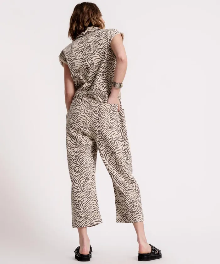 One Teaspoon Denim Jumpsuits ZEBRA SAFARI CAMP OVERALL 8211 Women One Teaspoon Denim Jumpsuits ZEBRA SAFARI CAMP OVERALL 8211 Women