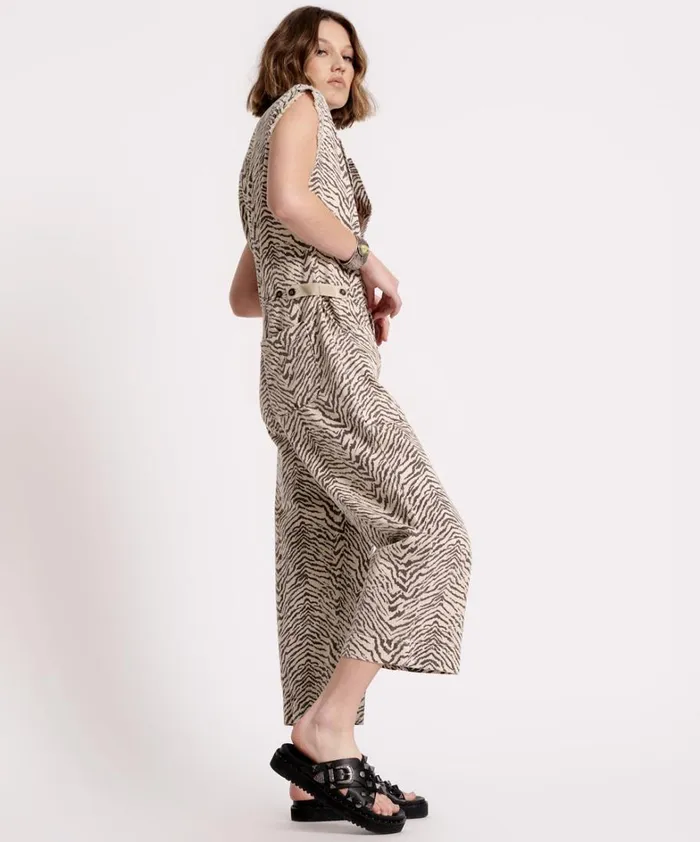One Teaspoon Denim Jumpsuits ZEBRA SAFARI CAMP OVERALL 8211 Women One Teaspoon Denim Jumpsuits ZEBRA SAFARI CAMP OVERALL 8211 Women