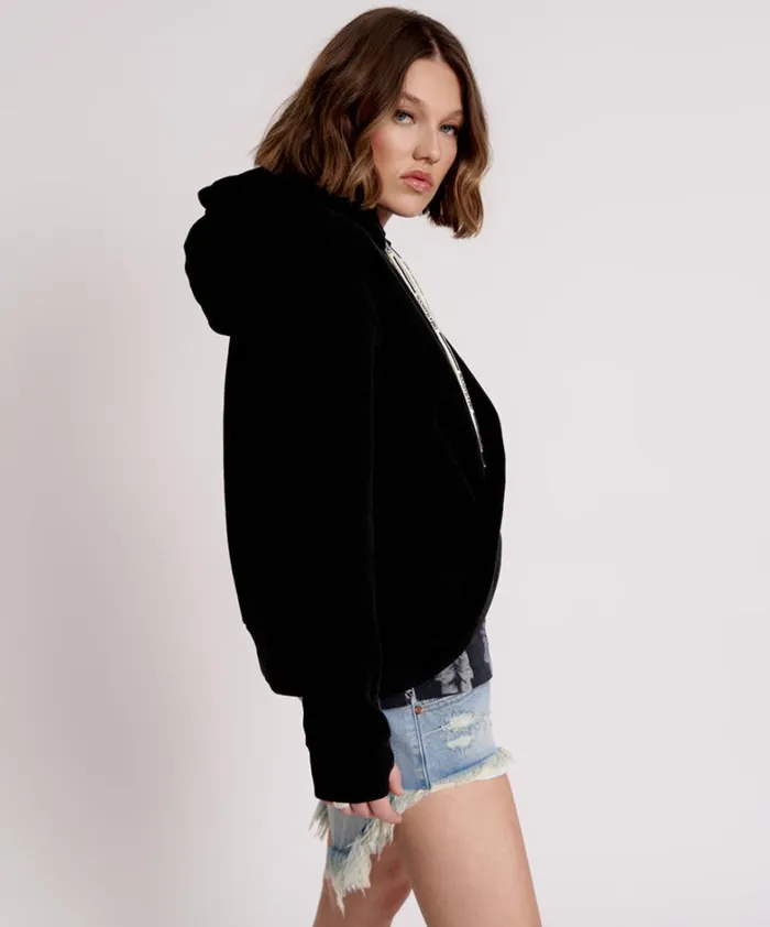 One Teaspoon Hoodies And Sweats OTS TWISTED HOODY 8211 Women One Teaspoon Hoodies And Sweats OTS TWISTED HOODY 8211 Women