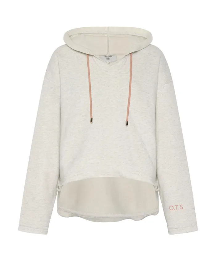 One Teaspoon Hoodies And Sweats OTS WHITE MARL VOYAGER HOODY 8211 Women One Teaspoon Hoodies And Sweats OTS WHITE MARL VOYAGER HOODY 8211 Women
