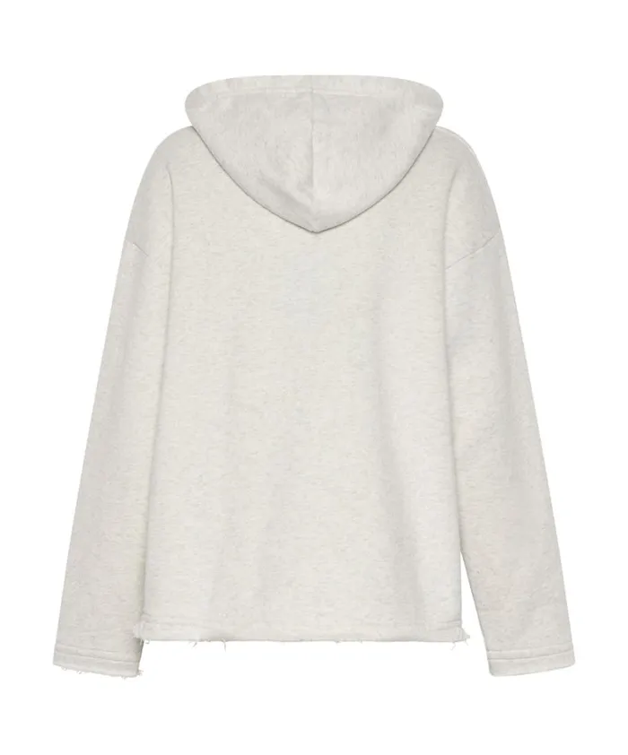 One Teaspoon Hoodies And Sweats OTS WHITE MARL VOYAGER HOODY 8211 Women One Teaspoon Hoodies And Sweats OTS WHITE MARL VOYAGER HOODY 8211 Women