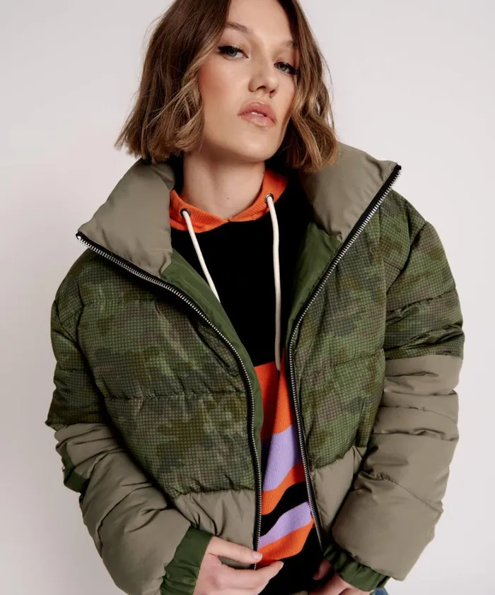 One Teaspoon Jackets DIRTEE LOVE CAMO PUFFA JACKET 8211 Women One Teaspoon Jackets DIRTEE LOVE CAMO PUFFA JACKET 8211 Women